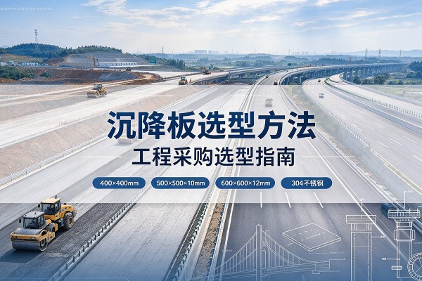 中方沉降板选择方法