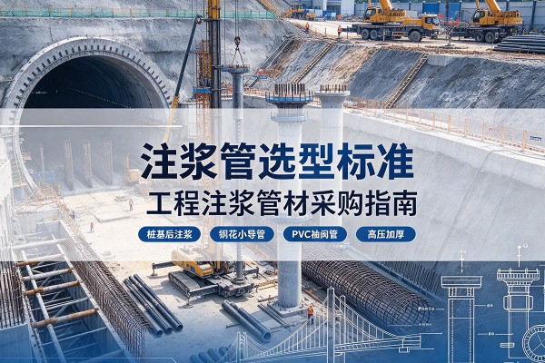中方注浆管选型标准