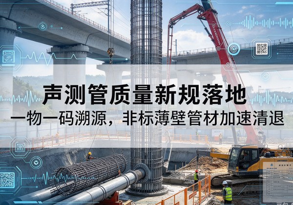 中方声测管质量新规落地，一物一码溯源，非标薄壁管材加速清退