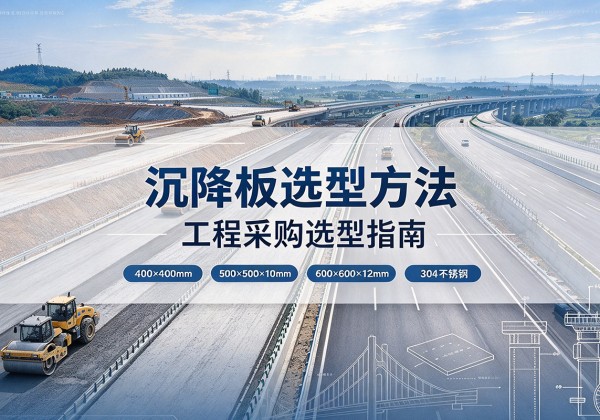 中方沉降板选择方法